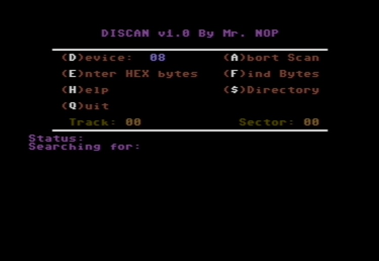 disk scan